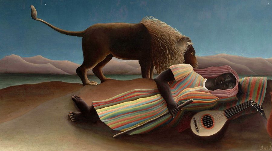 Henri Rousseau: „La Bohémienne endormie“, 1897