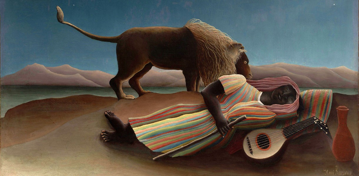Henri Rousseau: „La Bohémienne endormie“, 1897