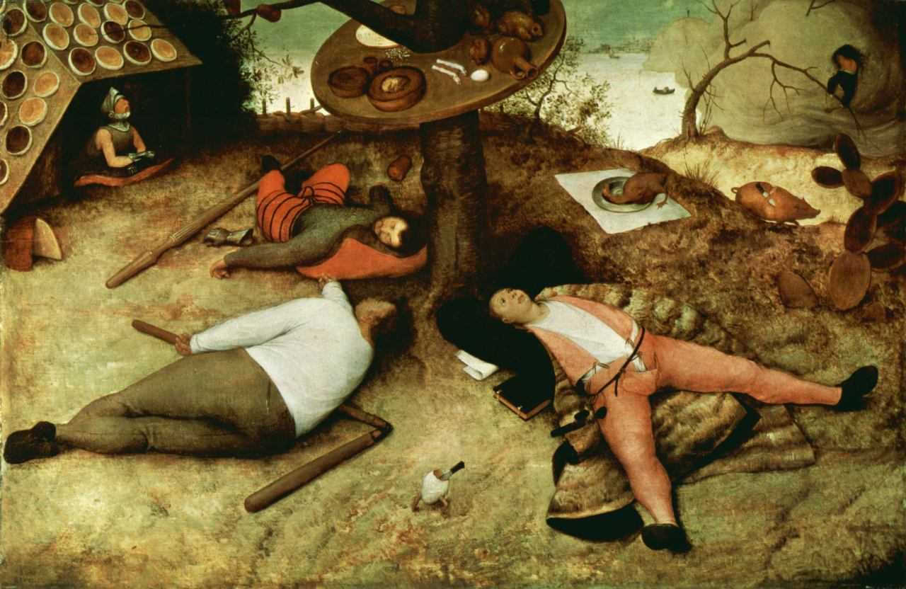 Pieter Bruegel der Ältere, 1567, Das Schlaraffenland